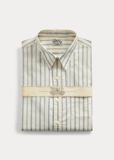 Ralph Lauren Slim Fit Striped Skjorter Herre Danmark (KMTFP5621)